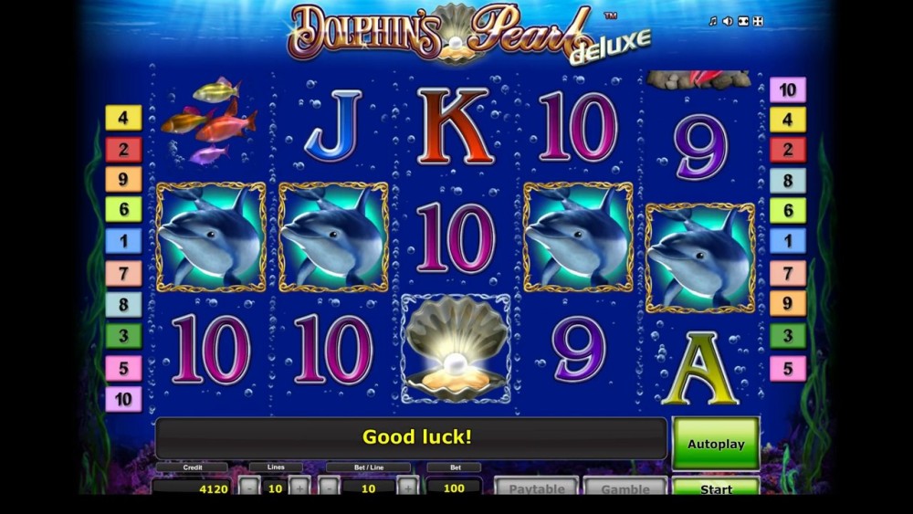 Слоты «Dolphin’s Pearl Deluxe» — начни играть в казино Делюкс